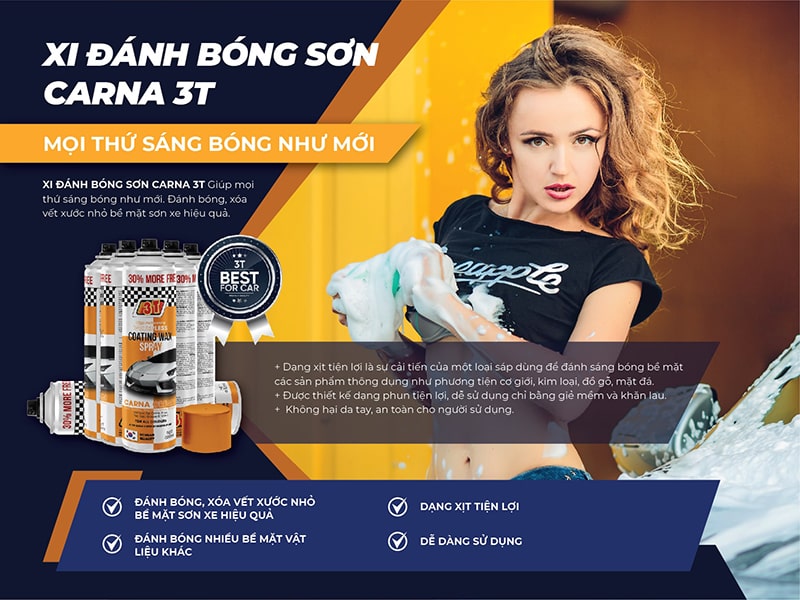 Sử dụng Xi Cana Đánh Vết Xước Xe Ô Tô Hiệu Quả