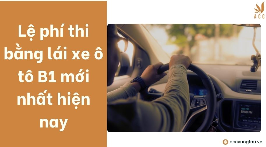 Lệ phí thi bằng lái xe ô tô B1: Cập nhật chi tiết