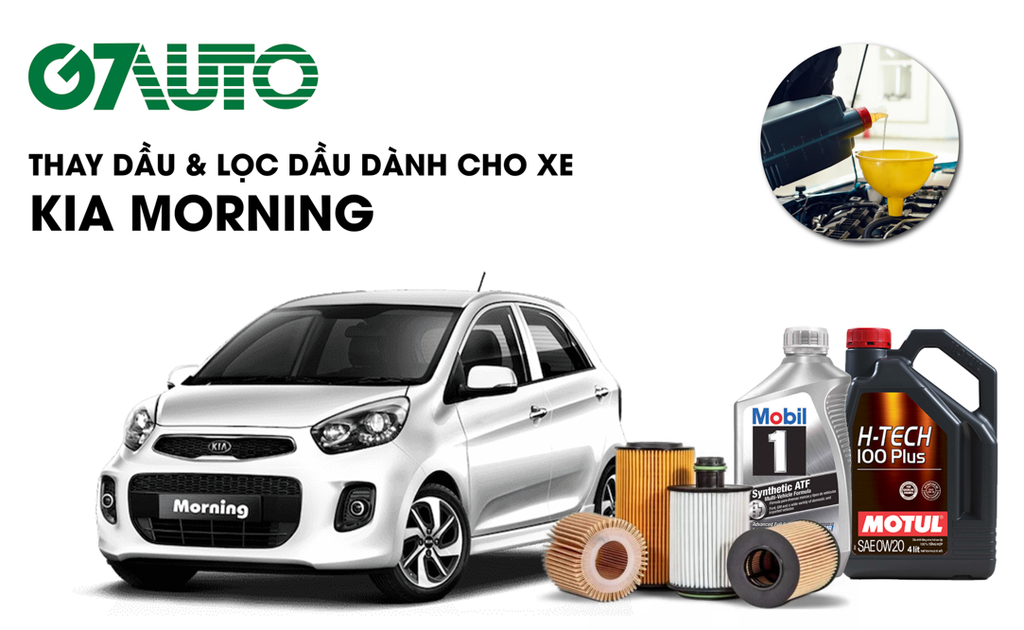 Thay dầu xe ô tô Kia Morning: Hướng dẫn chi tiết từ A-Z