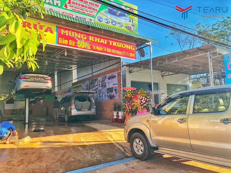 Mặt bằng rửa xe ô tô: Hướng dẫn thiết kế tối ưu