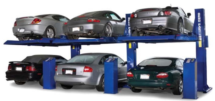 Thiết kế cầu nâng đỗ xe ô tô 4 trụ: Giải pháp tối ưu không gian
