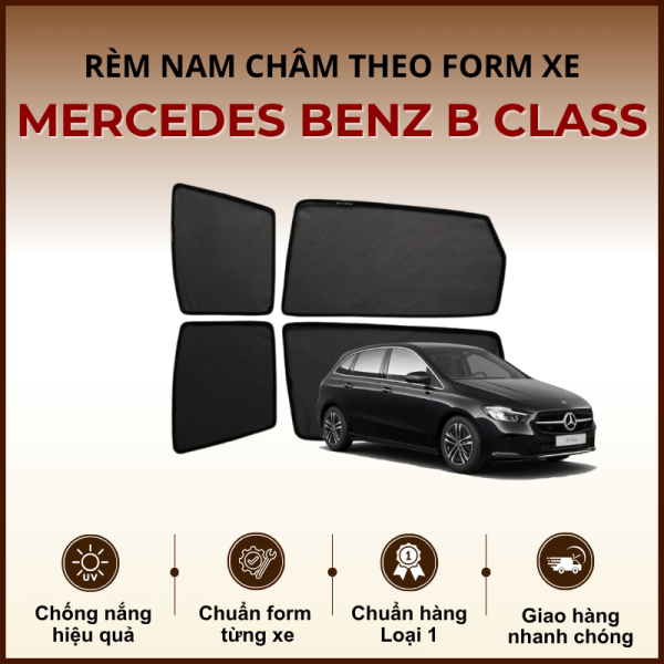 Rèm ô tô xe Mercedes: Giải pháp đẳng cấp cho không gian riêng tư