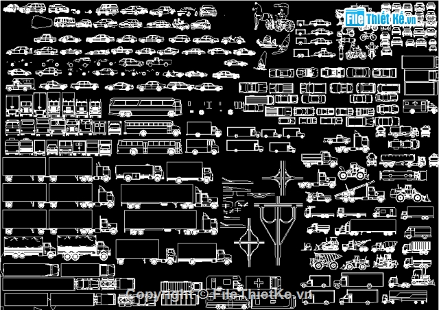 Khám phá Thư Viện CAD Xe Ô Tô Transit trên Cadviet.com