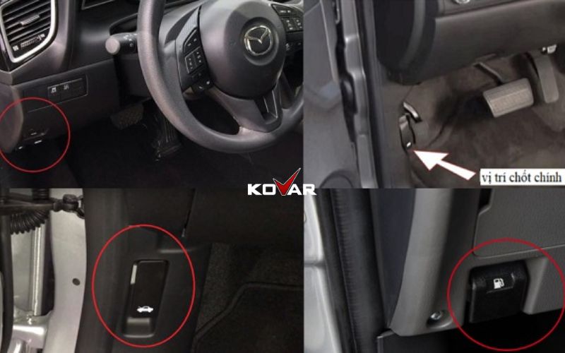 Hướng dẫn mở nắp xăng xe ô tô BT-50 đúng cách và an toàn