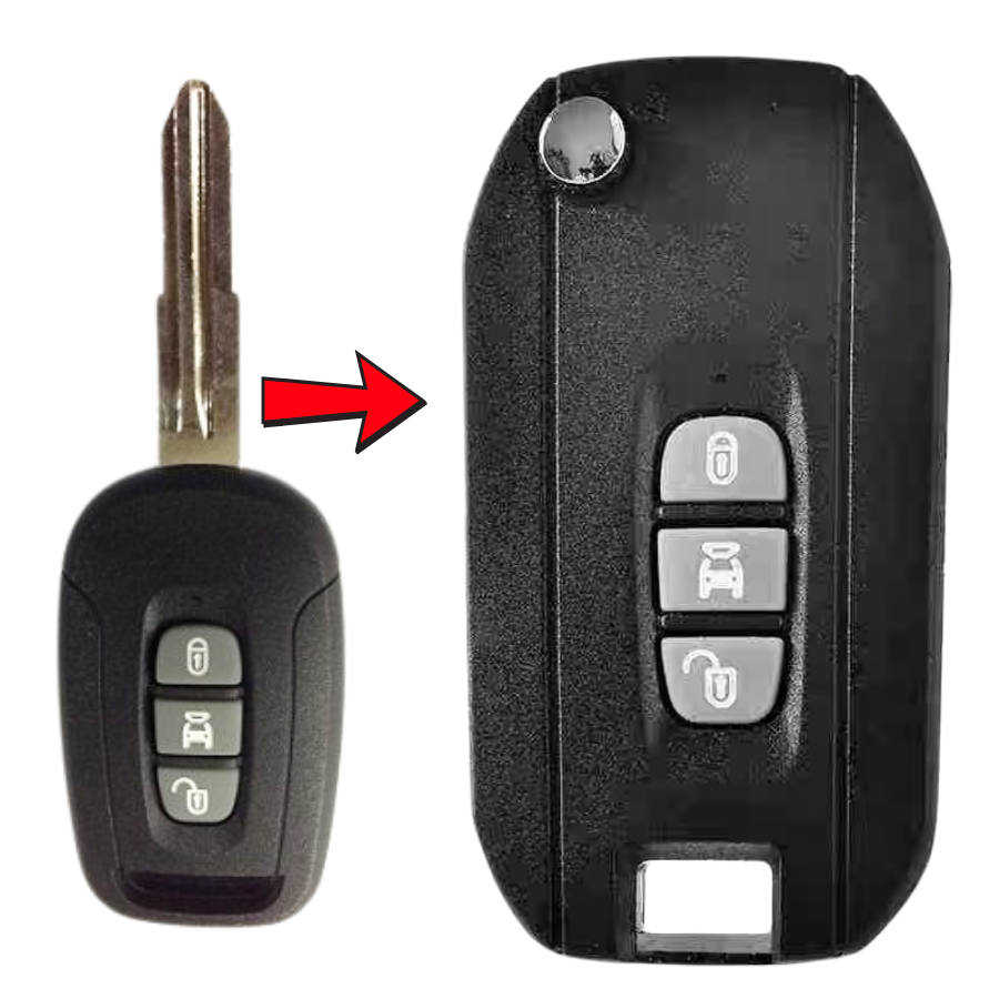 Vỏ chìa khoá xe ô tô Chevrolet Captiva nhập khẩu: Hướng dẫn chọn và thay thế