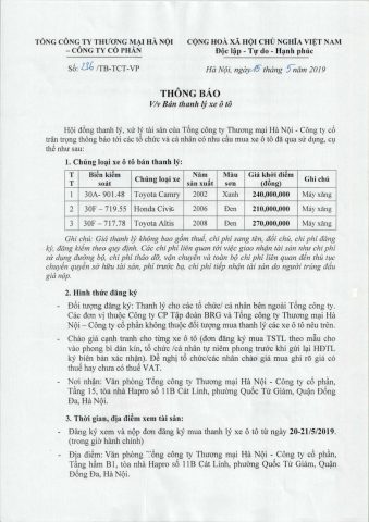 Điều kiện thanh lý xe ô tô trong doanh nghiệp và quy trình pháp lý