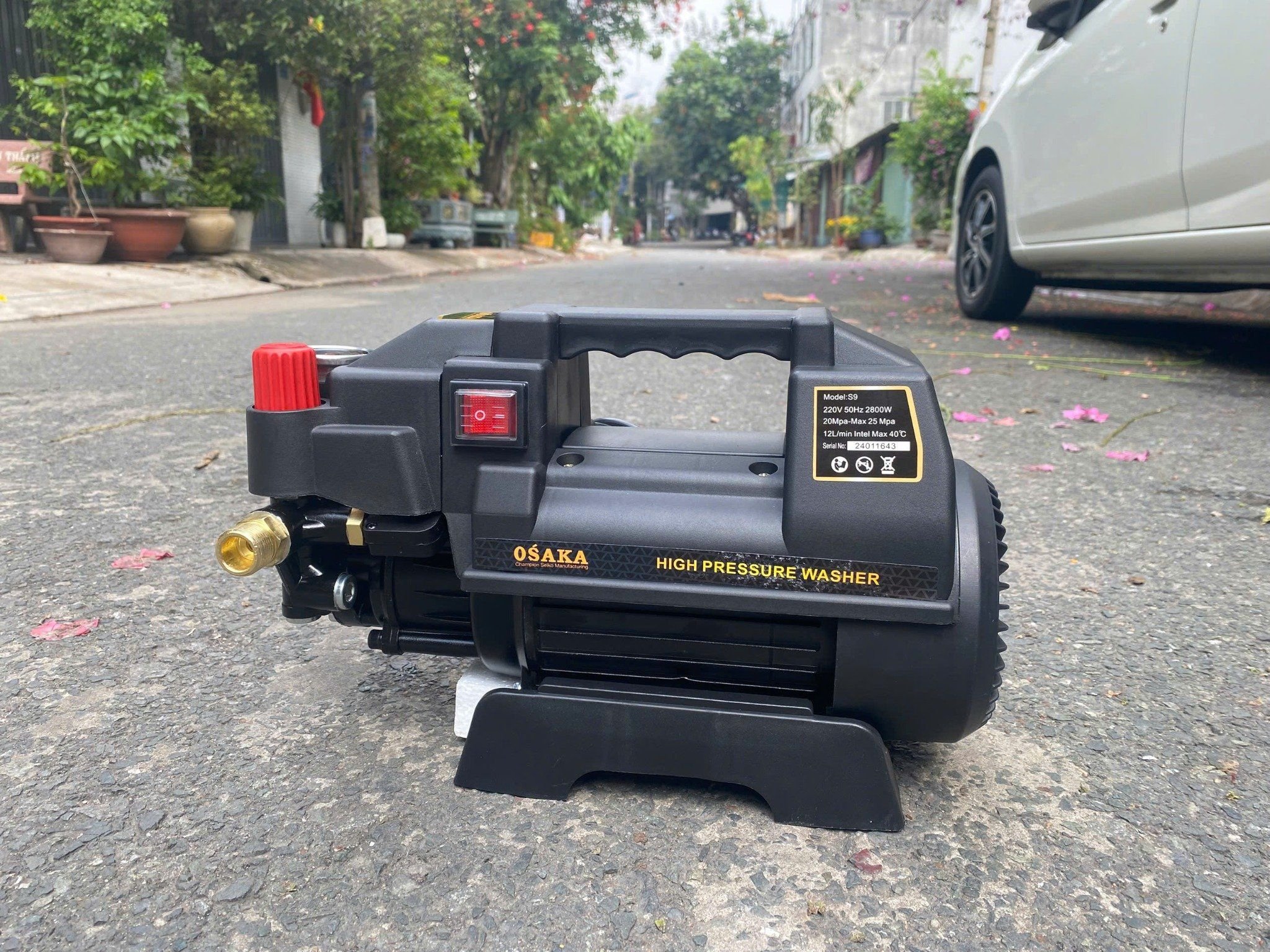 Đánh Giá Chi Tiết Máy Rửa Xe Ô Tô Áp Lực Cao Osaki 1500W