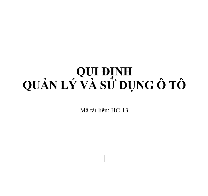 Quy Định Quản Lý Điều Hành Xe Ô Tô: Hướng Dẫn Chi Tiết Và Toàn Diện