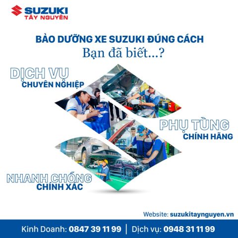 Hướng Dẫn Bảo Dưỡng Xe Ô Tô Suzuki Toàn Diện
