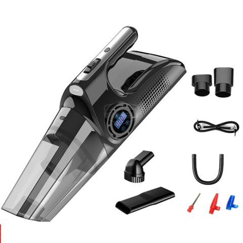 Thiết bị hút bụi và bơm lốp ô tô đa năng với nhiều phụ kiện