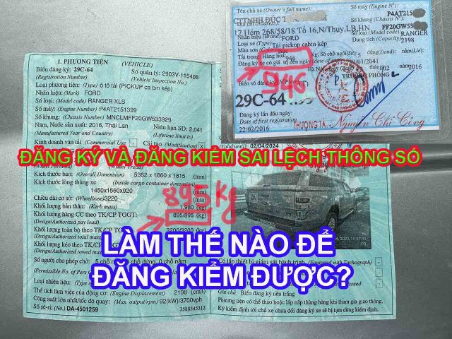 Quy trình đăng ký và đăng kiểm xe ô tô đảm bảo không sai lệch thông số kỹ thuật