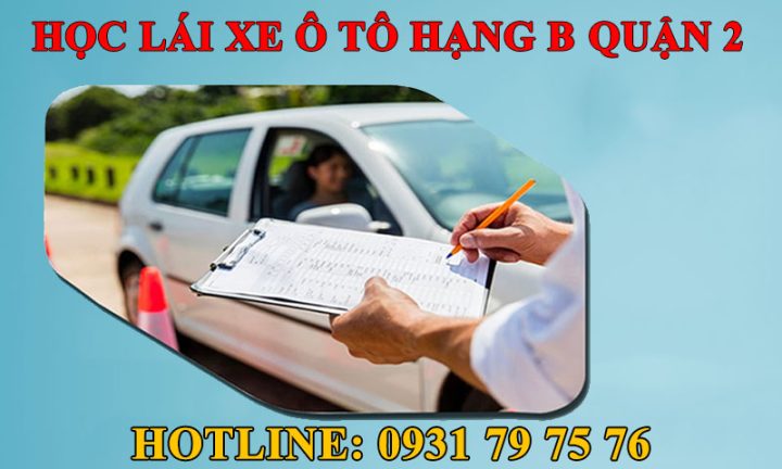 Hướng dẫn học viên thực hành lái xe ô tô hạng B tại Quận 2