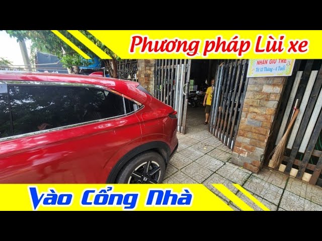 Kỹ thuật lùi xe ô tô vào nhà an toàn và chuẩn xác