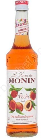 Chai Syrup Đào Monin 1L