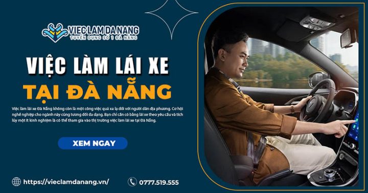 Tài xế xe tải đang làm việc tại Đà Nẵng, minh họa một trong những loại hình việc làm lái xe ô tô phổ biến