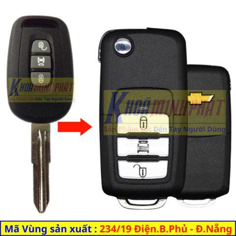 Vỏ Chìa Khóa Xe Chevrolet Captiva 3 Nút: Hướng Dẫn Chi Tiết