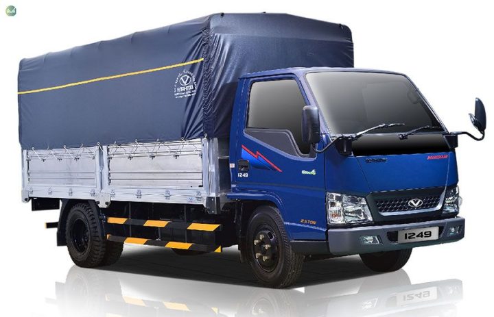 xe tải đồ chơi màu đỏ lớn cho bé