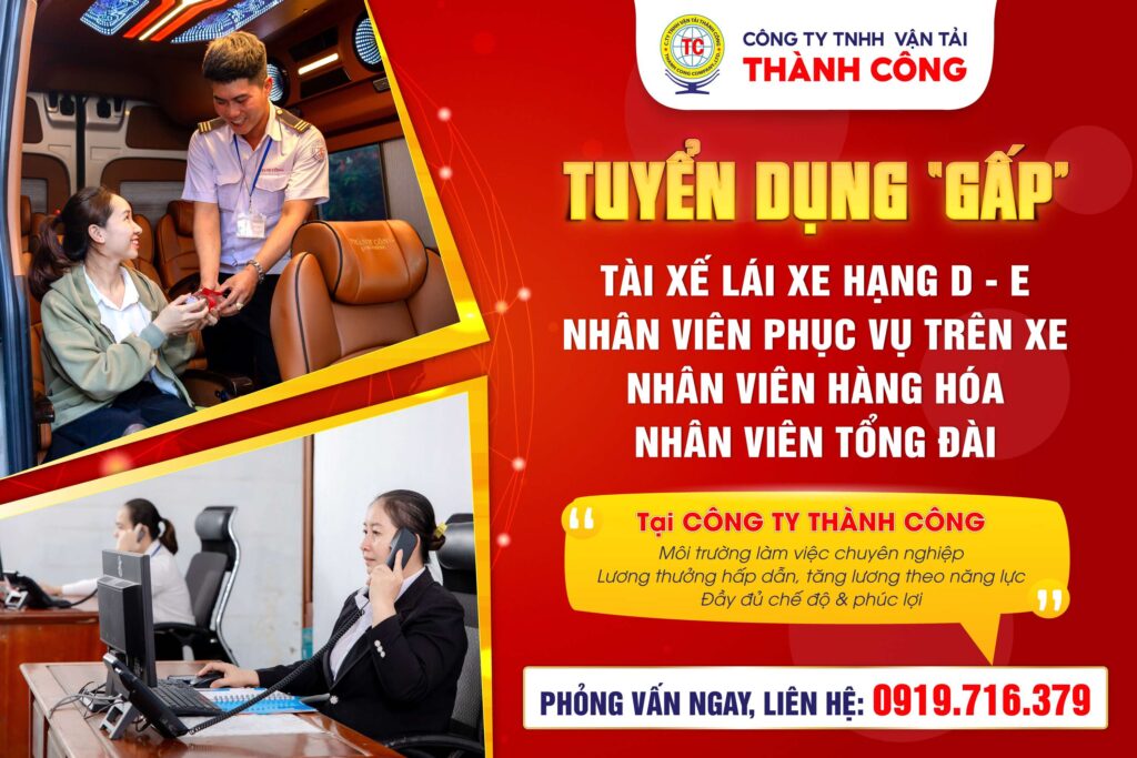 Thông tin tuyển dụng trên xe ô tô khách: Cơ hội và yêu cầu
