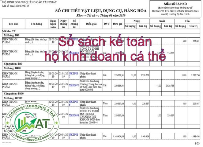 Sổ kế toán ghi chép chi phí vận hành xe ô tô chuyên nghiệp